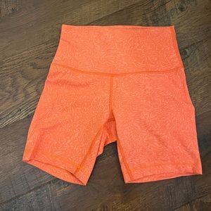 Lululemon Wunder Train Biker Shorts 6”